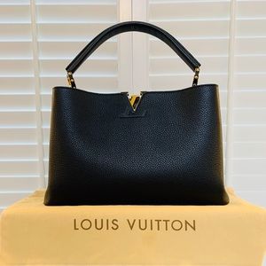 🌿Authentic Louis Vuitton CapucinesMM Tauri Noir🌿
